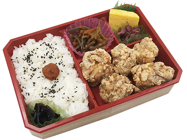 十唐十色 唐揚げ弁当 白