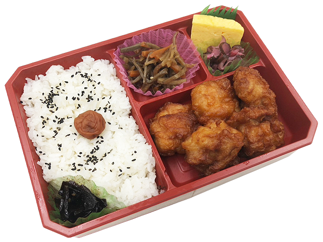 十唐十色 唐揚げ弁当 赤